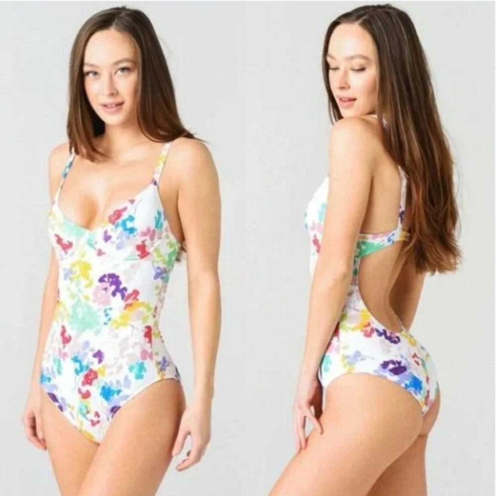 Caroline Constas Mykela One Piece Swimsuit with underwire bra cups